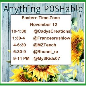 Anything POSHable Wednesday Share Show with Pam.